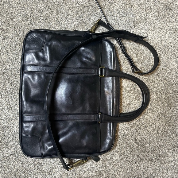 Coach Bleecker Leather Messenger Briefcase - Picture 3 of 6